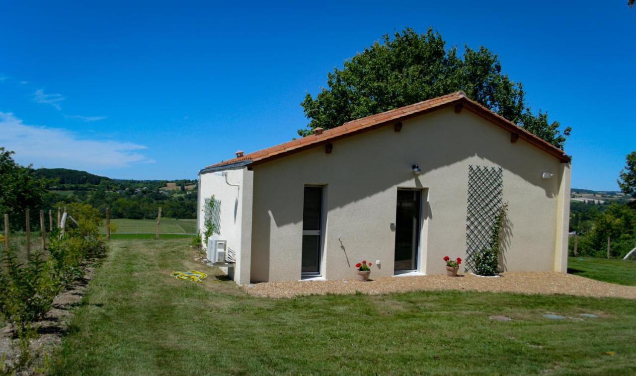 Spa Nordique Avec Vue Sur La Campagne Saint-Paul-Lizonne Eksteriør bilde